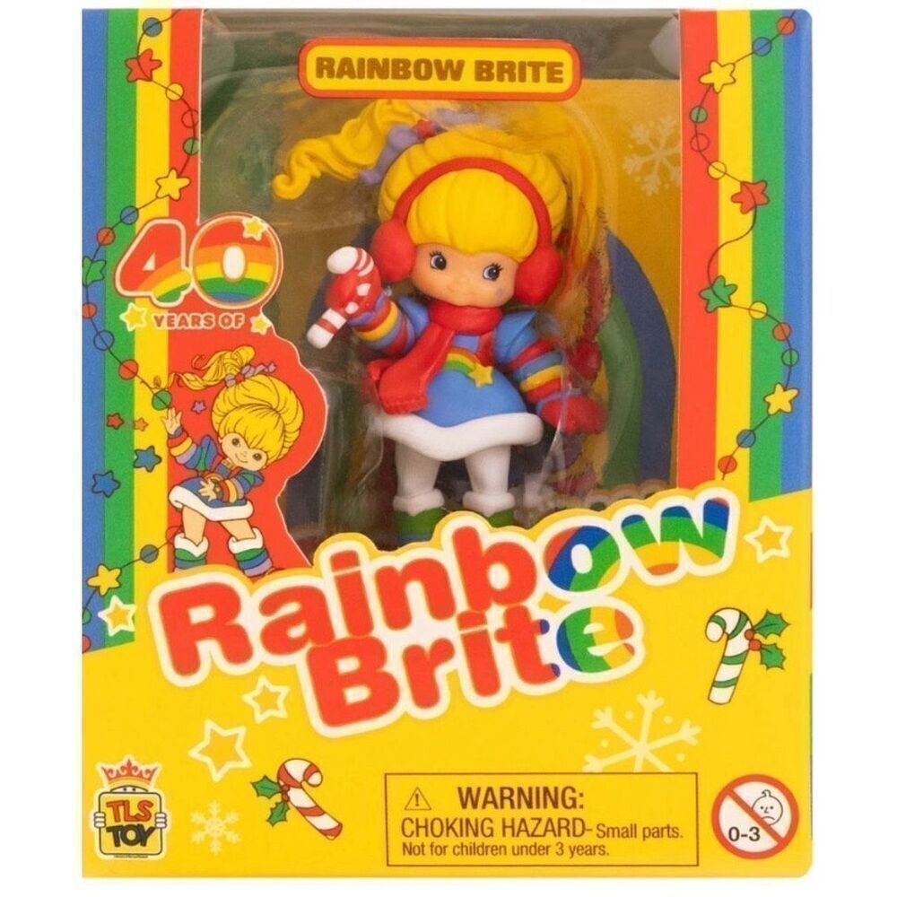 TLS Toys Holiday Rainbow Brite 40th Anniversary Mini Figure New in Box cheebee